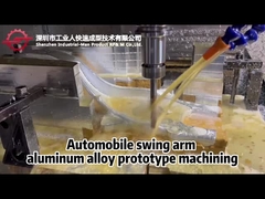 Prototype CNC-bewerking draaiende bewerkte aluminiumonderdelen op maat